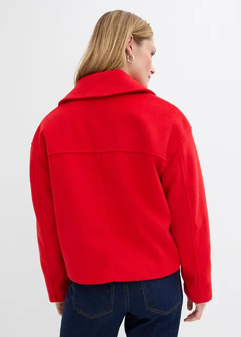 Skepparjacka i oversizemodell med yllelook, bonprix