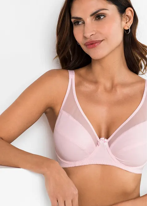 BH med bygel och mesh (2-pack), bonprix