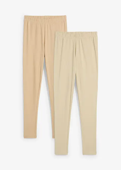 Leggings (2-pack), bonprix