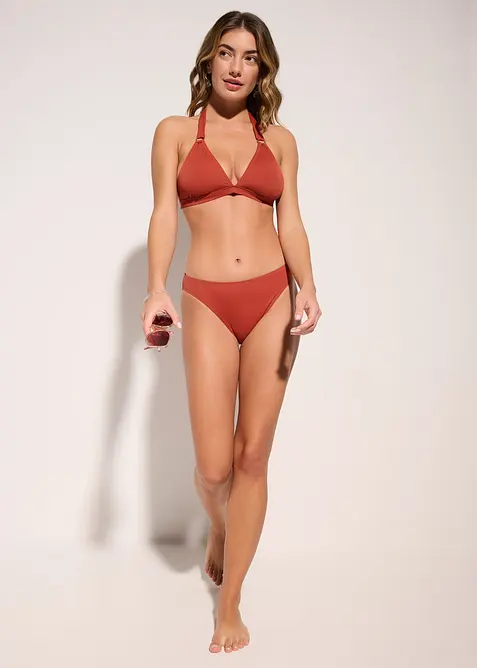 Halterneckbikini med ringar (2 delar), bonprix
