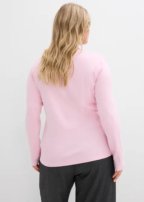 L&aring;ng&auml;rmad topp i ekologisk bomull, bonprix