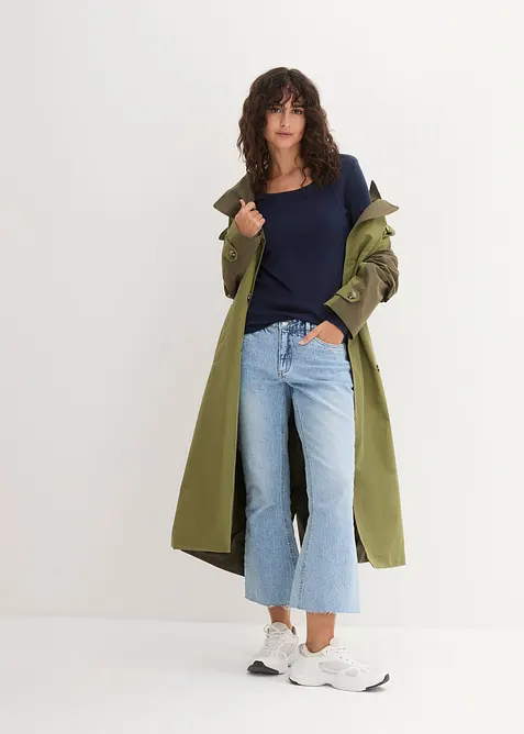 L&aring;ng&auml;rmad topp i ekologisk bomull, bonprix