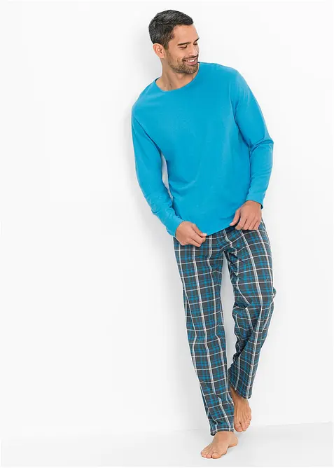 L&aring;ng&auml;rmad pyjamas i bomull, bonprix