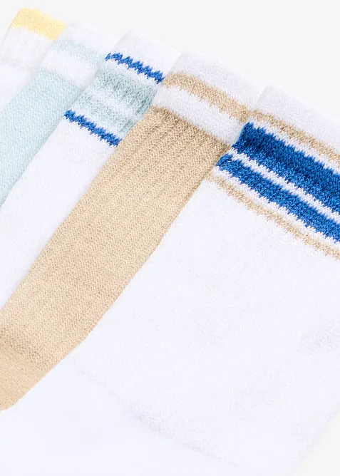 Strumpor med ekologisk bomull (5-pack), bonprix