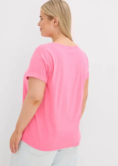 Kort&auml;rmad topp i fyrkantig modell, bonprix