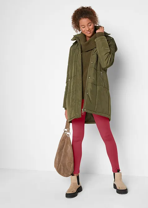 Termoleggings med res&aring;rmidja, bonprix