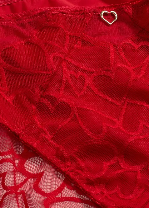 Maxitrosa med skir spets, bonprix