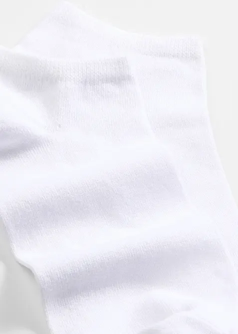Ankelstrumpor med ekologisk bomull (8-pack), bonprix