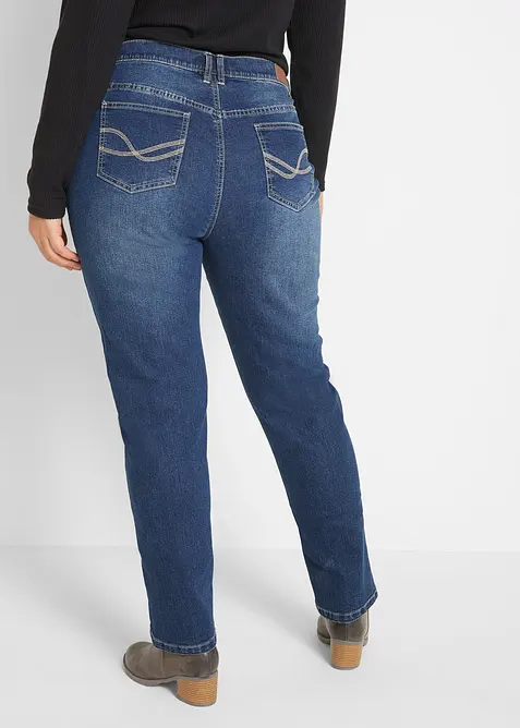 Stretchjeans Straight Mid Waist, bonprix