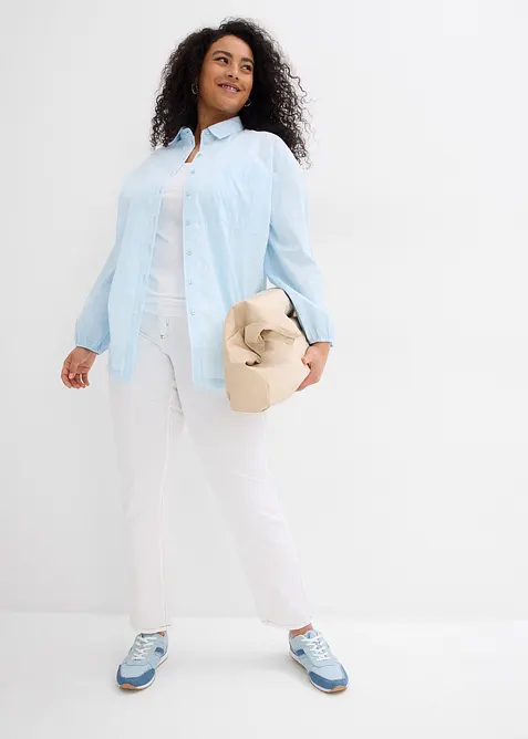 Stretchjeans Straight Mid Waist, bonprix