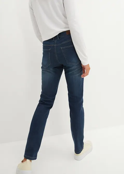 Stretchjeans Straight Mid Waist, bonprix