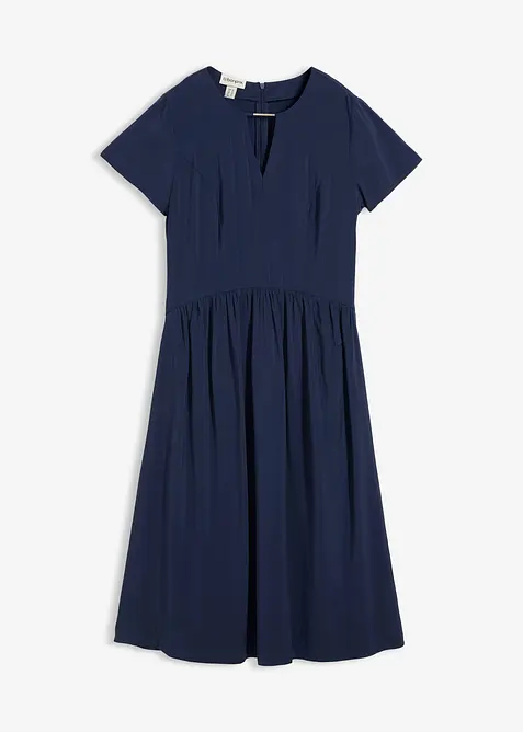 Kl&auml;nning i fintr&aring;dig viskosmix, bonprix