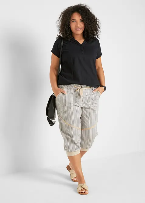 Bomullstopp, kort&auml;rmad, bonprix