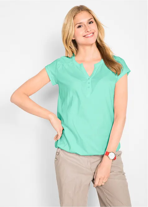 Bomullstopp, kort&auml;rmad, bonprix