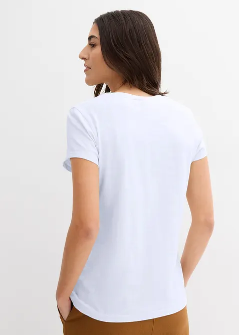 T-shirt i ren ekologisk bomull (2-pack), bonprix