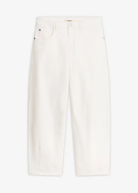 Twillbyxa av elastisk bomullsmix, bonprix