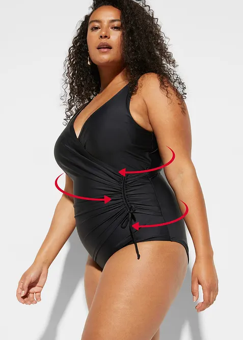 Baddr&auml;kt med rynk och l&auml;tt formande effekt, bonprix