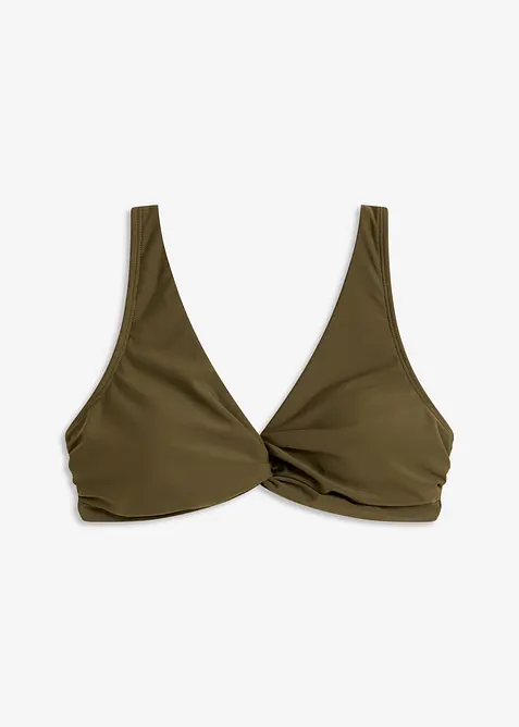 Bikini&ouml;verdel med twistad detalj, bonprix