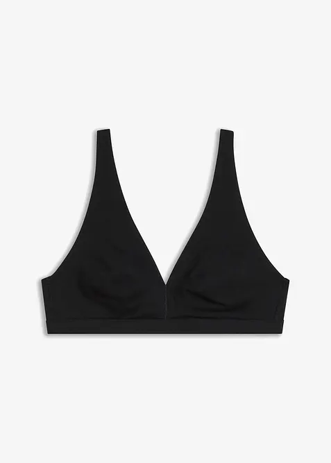 Bralette utan bygel med ekologisk bomull, bonprix