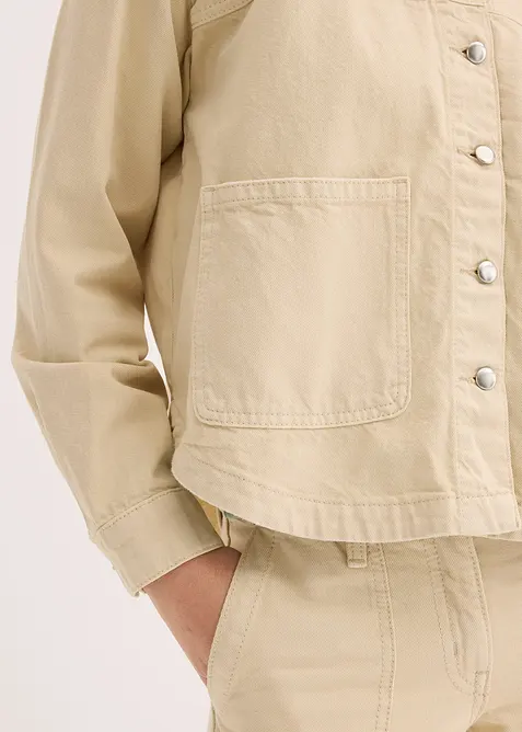 Blusjacka i ren bomull, bonprix