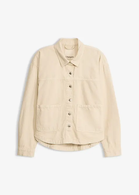 Blusjacka i ren bomull, bonprix