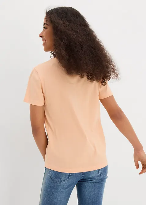 T-shirt i ekologisk bomull (3-pack), bonprix