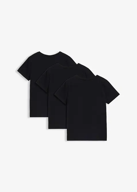T-shirt i ekologisk bomull (3-pack), bonprix