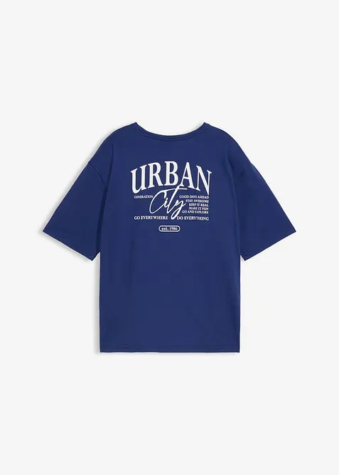 T-shirt i oversizemodell av ekologisk bomull, bonprix