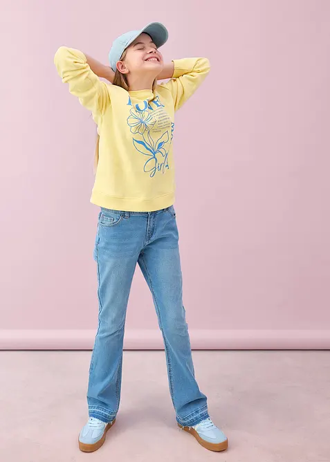 Sweatshirt i ekologisk bomull, bonprix