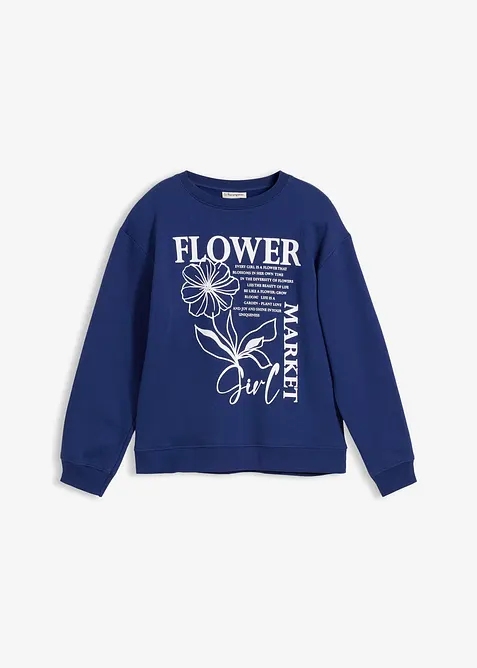 Sweatshirt i ekologisk bomull, bonprix