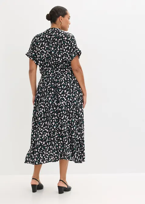 Skjortkl&auml;nning av viskos med mjukt fall, bonprix