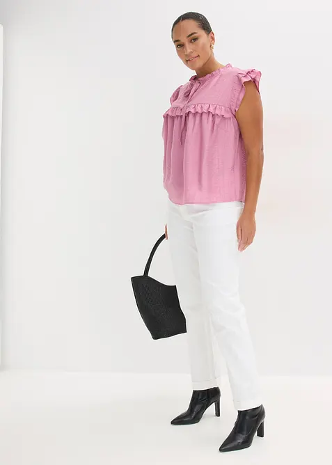 Blustopp av viskosmix, bonprix