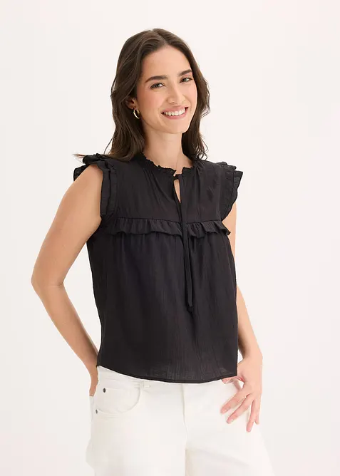 Blustopp av viskosmix, bonprix