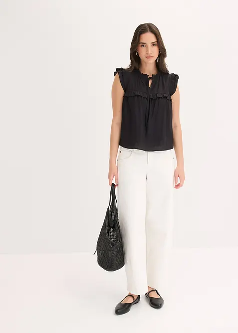 Blustopp av viskosmix, bonprix