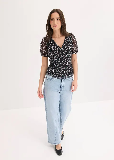 Topp med insv&auml;ngd midja, bonprix