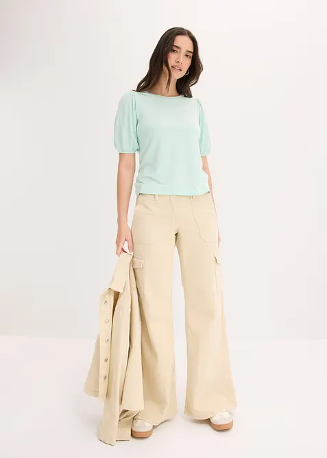 Topp av mjuk viskosmix, bonprix