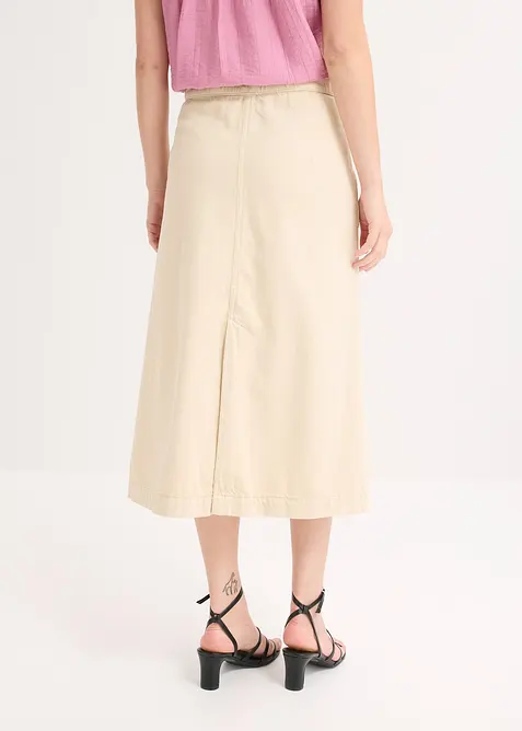 Twillkjol av bomull, bonprix