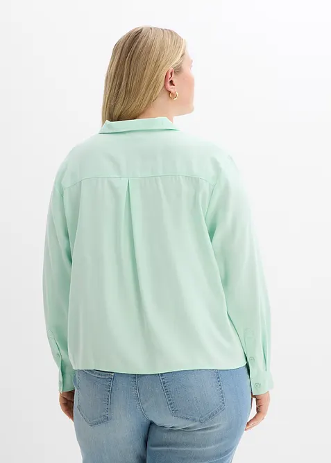 Tunika av fintr&aring;dig viskosmix, bonprix