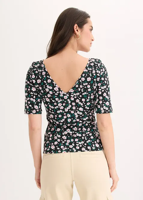 Topp i elastisk bomullsmix, bonprix