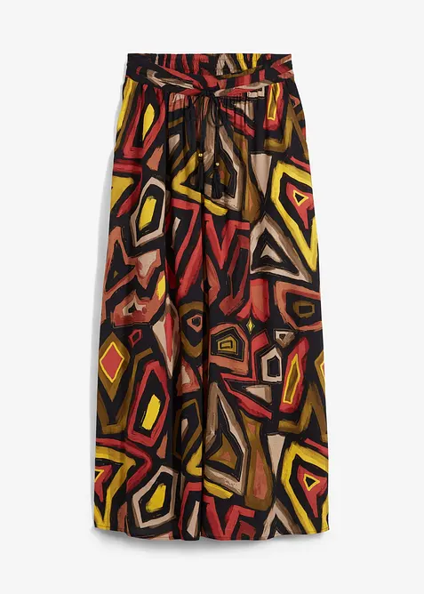 Maxikjol i viskos med mjukt fall, bonprix