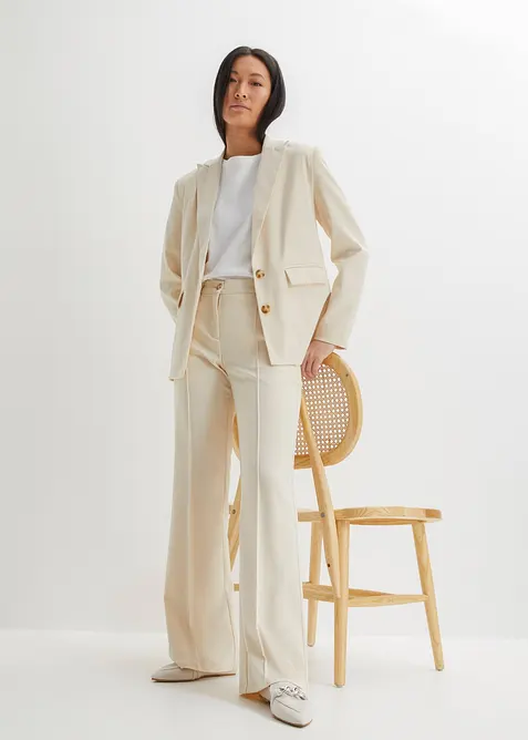 Avslappnad kostymbyxa, bonprix