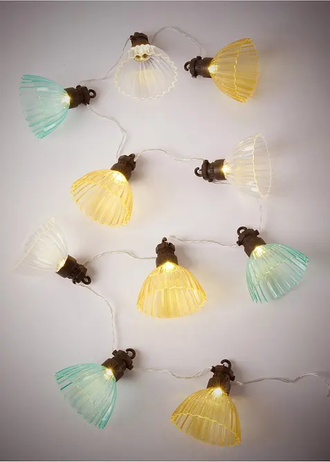 LED-ljusslinga med blommor, bonprix