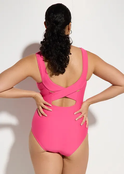 Baddr&auml;kt med medelh&ouml;g formande effekt och V-ringning, bonprix