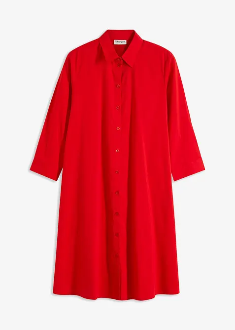 Skjortkl&auml;nning i poplin, bonprix