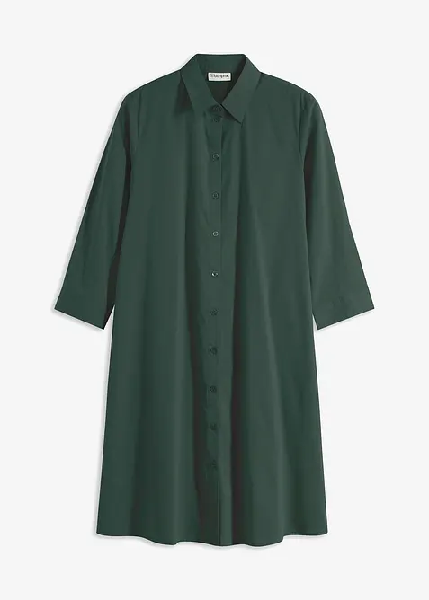 Skjortkl&auml;nning i poplin, bonprix