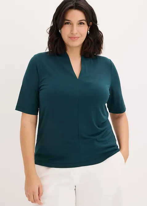 Topp med uppst&aring;ende krage, bonprix