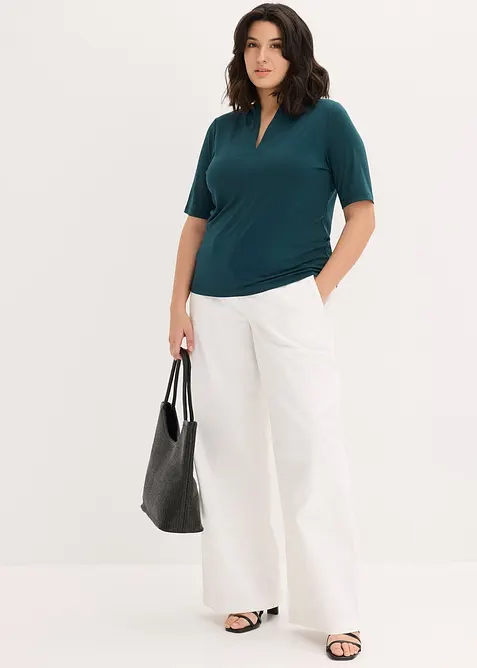 Topp med uppst&aring;ende krage, bonprix