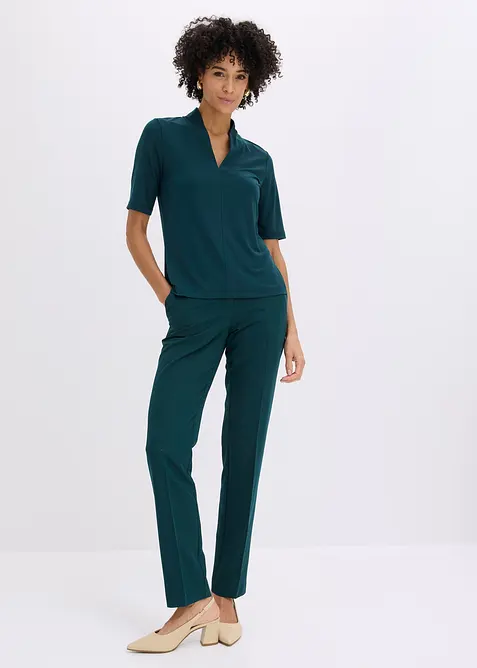 Topp med uppst&aring;ende krage, bonprix