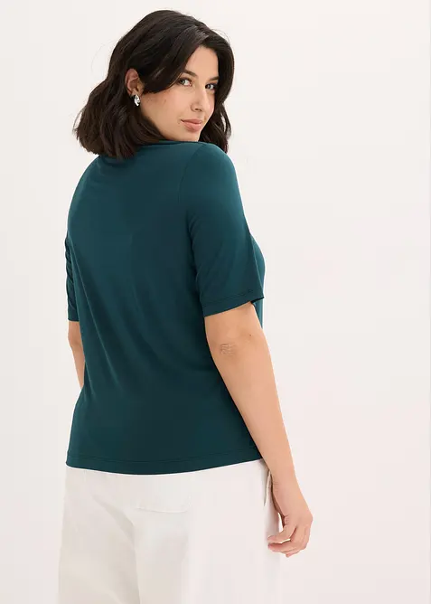 Topp med uppst&aring;ende krage, bonprix