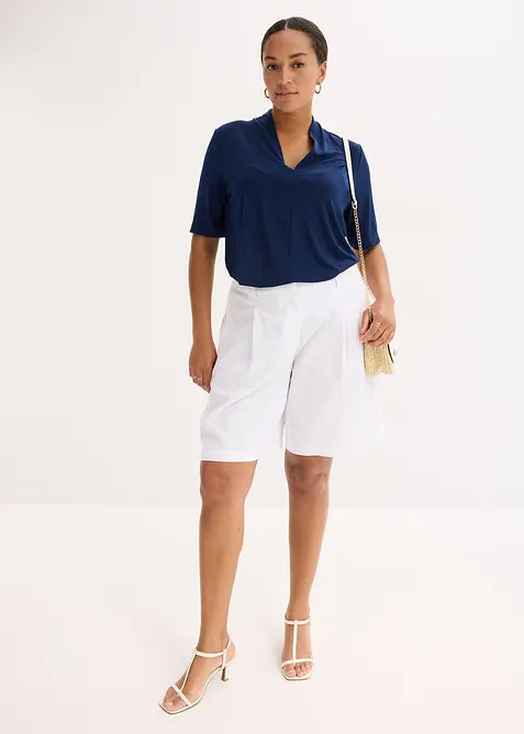 Topp med uppst&aring;ende krage, bonprix